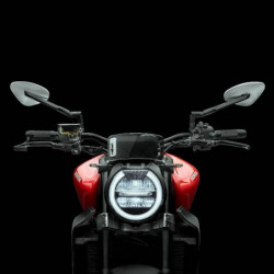 Rizoma Genesi rearview mirror, right - black picture 2