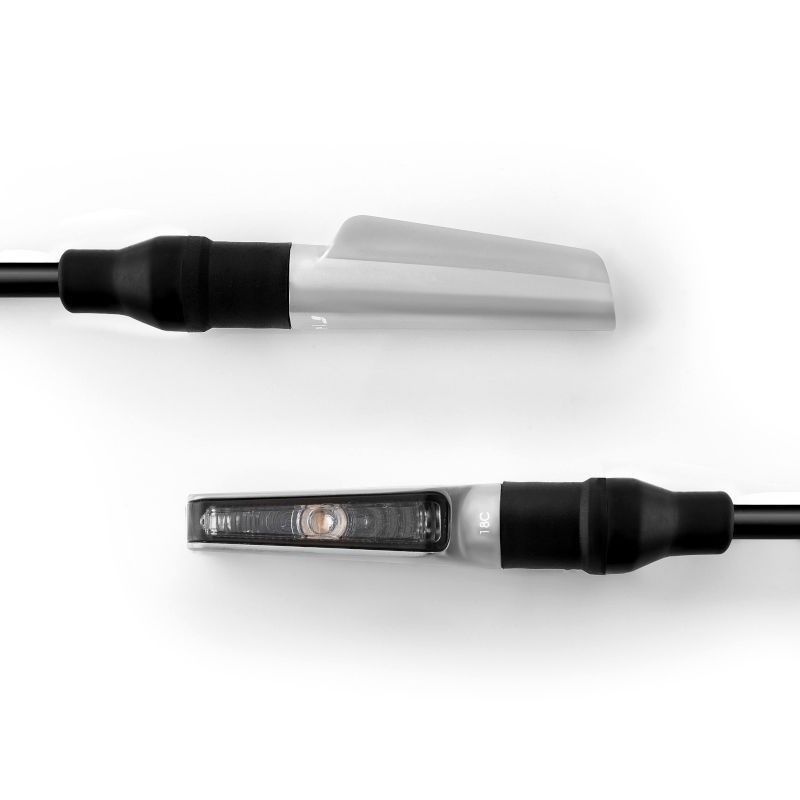 Clignotant Rizoma Corsa argent BMW R12, R12 NineT & R NineT image 1