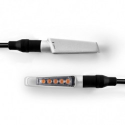 Clignotant Rizoma Vision argent BMW R12, R12 NineT & R NineT image 1