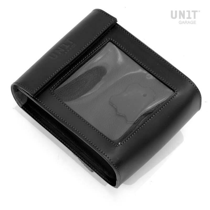 Unit Garage leather strap bag - black picture 1