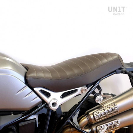 Tandem Unit Garage BMW R NineT leather saddle - brown picture 1