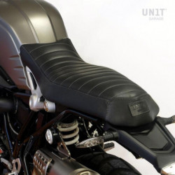 Tandem Unit Garage BMW R NineT leather saddle - black picture 3
