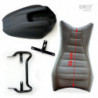 Selle en cuir Monoplace Unit Garage BMW R NineT - noir image 3