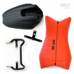 Monoplace Unit Garage BMW R NineT canvas saddle - orange picture 4