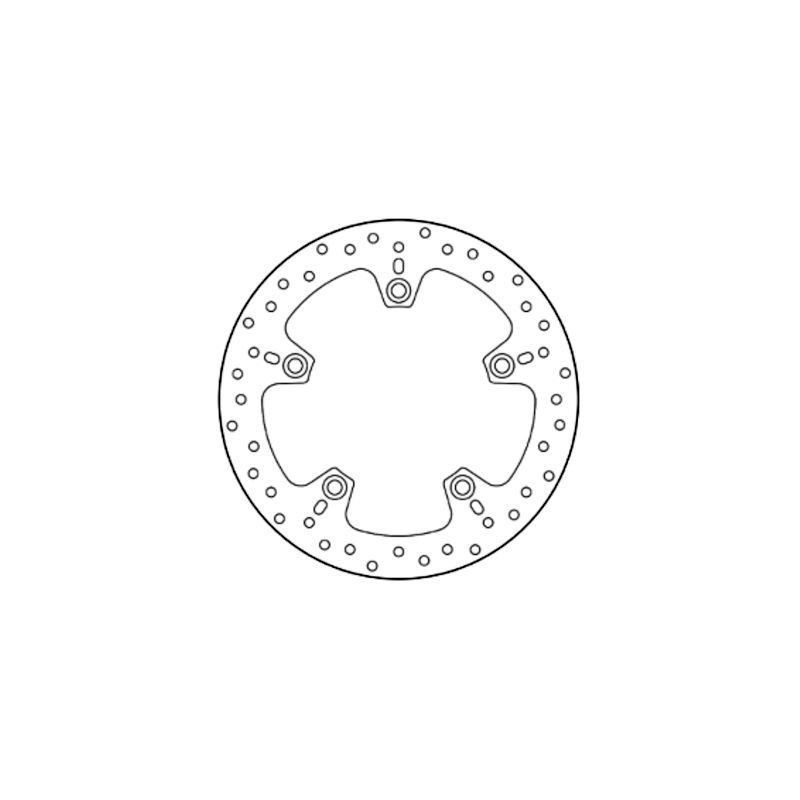 Rear brake disc Brembo 68B407C0 image 1