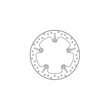 Rear brake disc Brembo 68B407C0 image 1