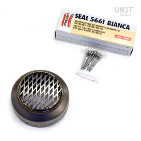 Embout titane grillage pour Silencieux U021 Unit Garage picture 1