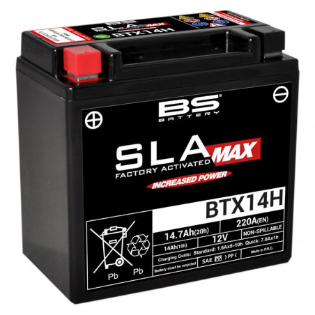 BS Battery BTX14H SLA Max ready to use photo 1