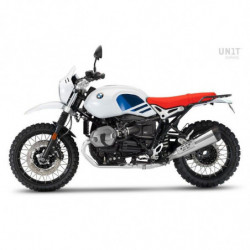 Garde-boue arrière Paris-Dakar avec plaque d'immatriculation Unit garage BMW R NineT - blanc image 3