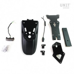 Paris Dakar rear mudguard with Unit garage BMW R NineT number plate - black picture 2