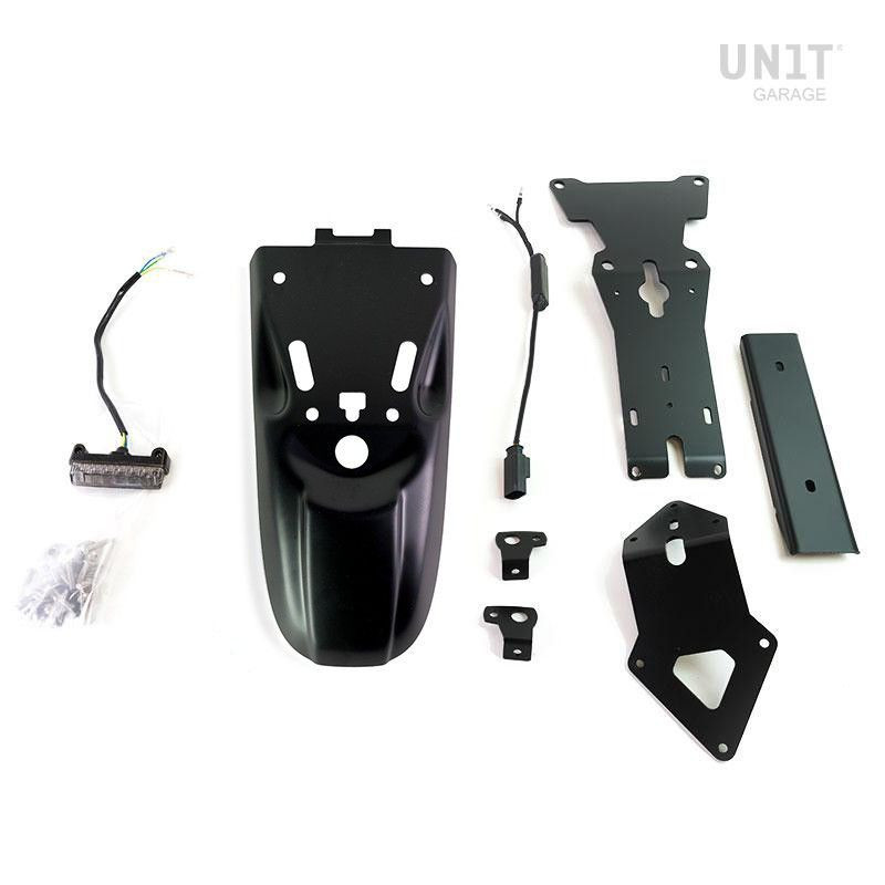 Garde-boue arrière Paris-Dakar avec plaque d'immatriculation Unit garage BMW R NineT - à peindre image 1