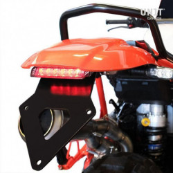 Paris Dakar rear mudguard with Unit garage BMW R NineT number plate - red picture 2
