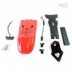 Paris Dakar rear mudguard with Unit garage BMW R NineT number plate - red picture 8