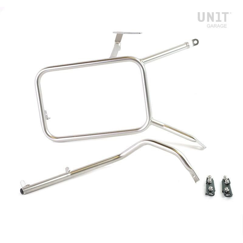 Straight frame for Atlas Unit Garage BMW R NineT - silver picture 1