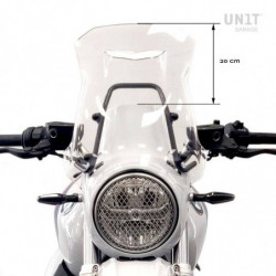 Pare-brise et support GPS Unit Garage BMW R NineT Urban GS - transparent