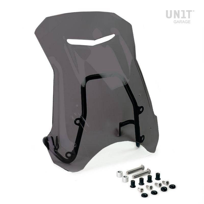 Garage BMW R NineT Urban GS windscreen and GPS unit holder - smoked picture 1