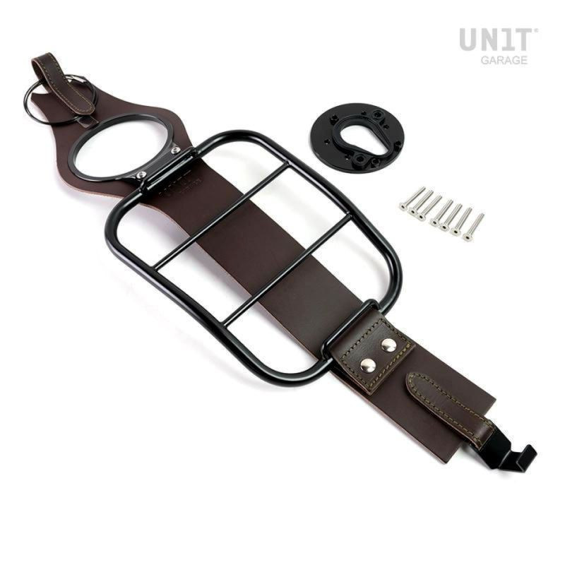 Tank belt with luggage rack Unit Garage BMW R NineT - brown picture 1