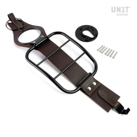 Tank belt with luggage rack Unit Garage BMW R NineT - brown picture 1