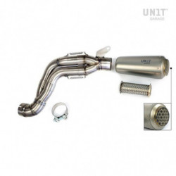 Silencieux haut titane 1:2:1 Unit Garage avec grille BMW R NineT Scrambler 2021-2023 image 1