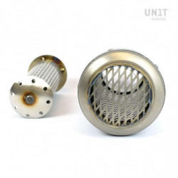 Silencieux haut titane 1:2:1 Unit Garage avec grille BMW R NineT Scrambler 2021-2023 image 3