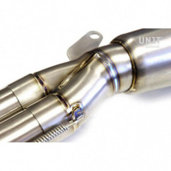 Silencieux haut titane 1:2:1 Unit Garage avec grille BMW R NineT Scrambler 2021-2023 image 6