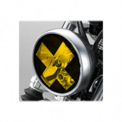 Headlamp film yellow + open cross CreativGarage BMW R NineT (160mm) image 2