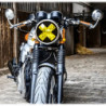 Headlamp film yellow + open cross CreativGarage BMW R NineT (160mm) image 3