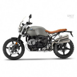 Garage BMW R NineT Scrambler & Pure windscreen and GPS unit holder - clear