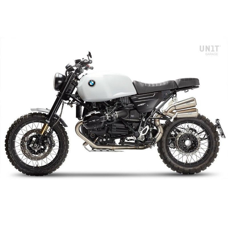 Kit NineT /7 black saddle Unit Garage BMW R NineT - white picture 1 Kit NineT /7 black saddle Unit Garage BMW R NineT - white picture 1