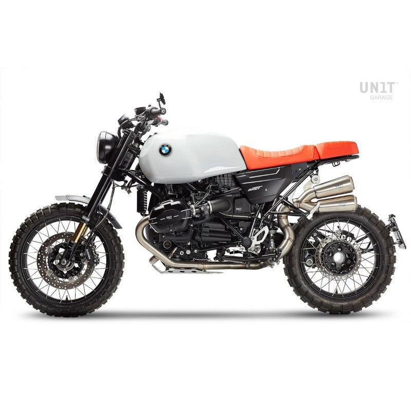 Kit NineT /7 orange saddle Unit Garage BMW R NineT - white picture 1