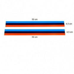 2 BMW Motorsport Bumper Stickers - 50x4.5 cm