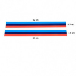 2 BMW Motorsport Bumper Stickers - 50x4.5 cm