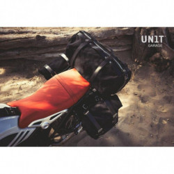 Set of 2 black/black Scram panniers + double Unit Garage stand - 22-30 liters picture 3