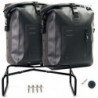Set of 2 Khali panniers + asymmetrical double frame Unit Garage BMW R NineT picture 1