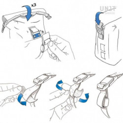 Pair of Khali panniers on symmetrical double frame Unit Garage BMW R NineT - 20/26 liters picture 3