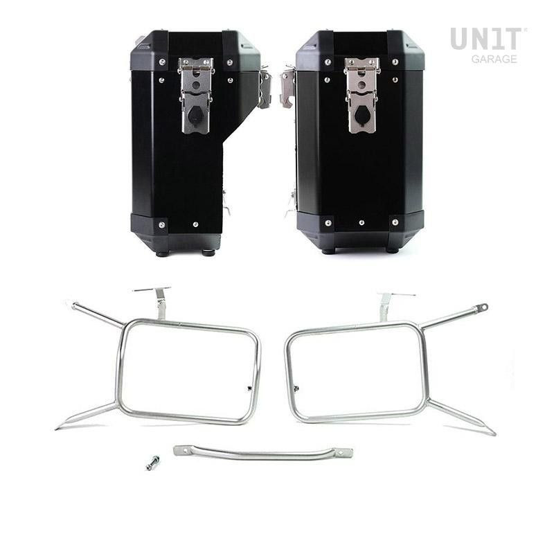 Pair of Atlas suitcases + frames Garage BMW R NineT - 41/47 liters picture 1