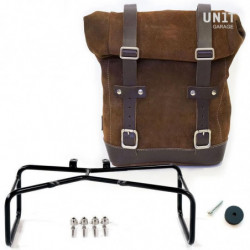 Leather side bag + double support Unit Garage picture 1