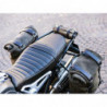 Waxed Moss Grey suede side pannier + double subframe Unit Garage BMW R NineT picture 3