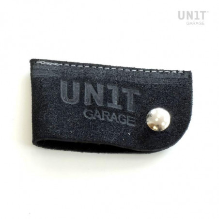 Jet Black leather key case Unit Garage picture 1