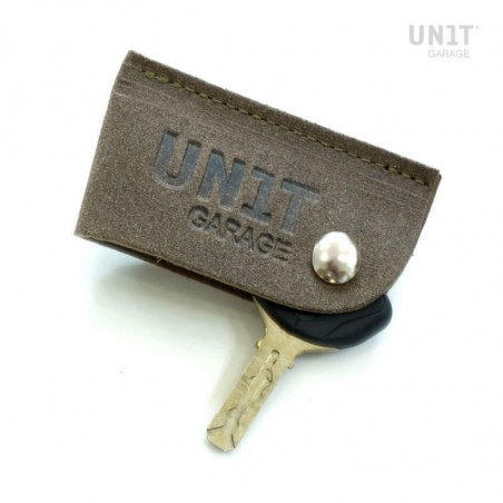 Moss Grey leather key case Unit Garage picture 1