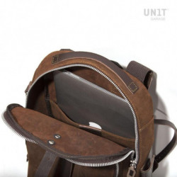Unit Garage leather tank bag - Colorado Brown