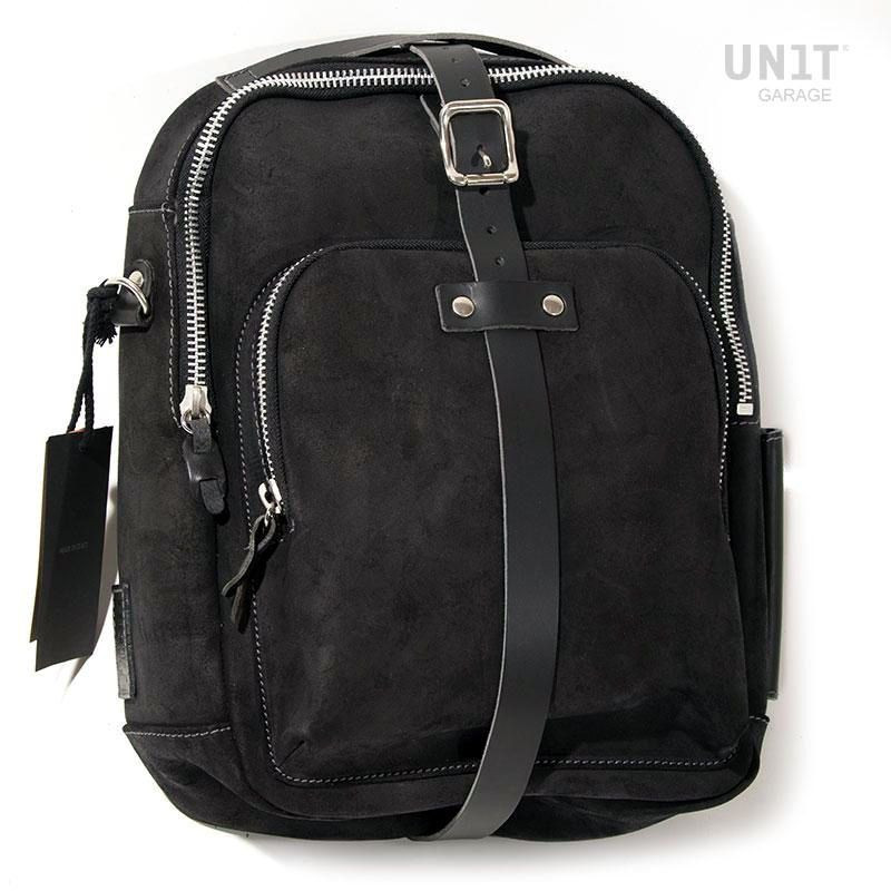 Unit Garage leather tank bag - Jet Black