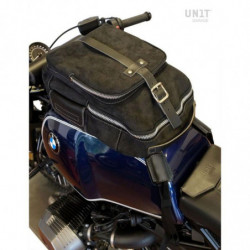 Unit Garage leather tank bag - Jet Black