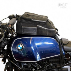 Unit Garage leather tank bag - Jet Black