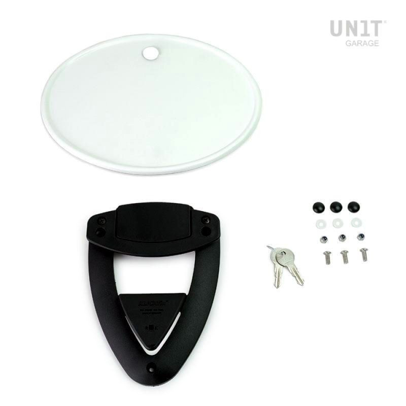 Unit Garage front plate holder - white picture 1 Unit Garage front plate holder - white picture 1