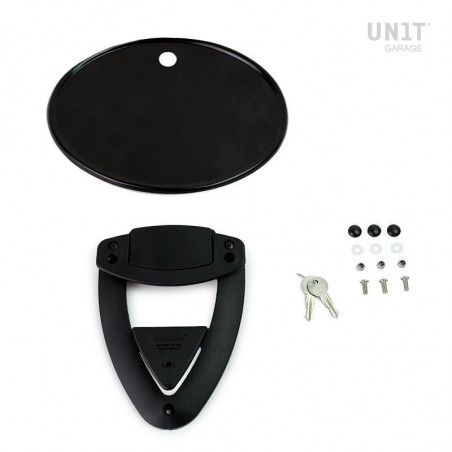Porte-plaque frontale Unit Garage - noir