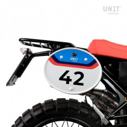 Unit Garage plate sticker - blue picture 2