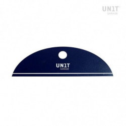 Unit Garage plate sticker - dark blue