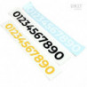 Number sticker - black picture 2