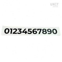 Number sticker - black picture 1